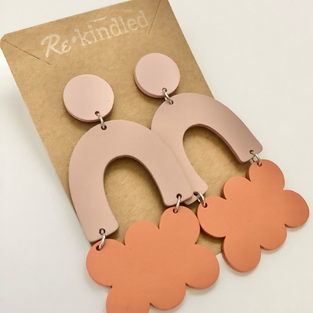 Arch and Cloud Earrings